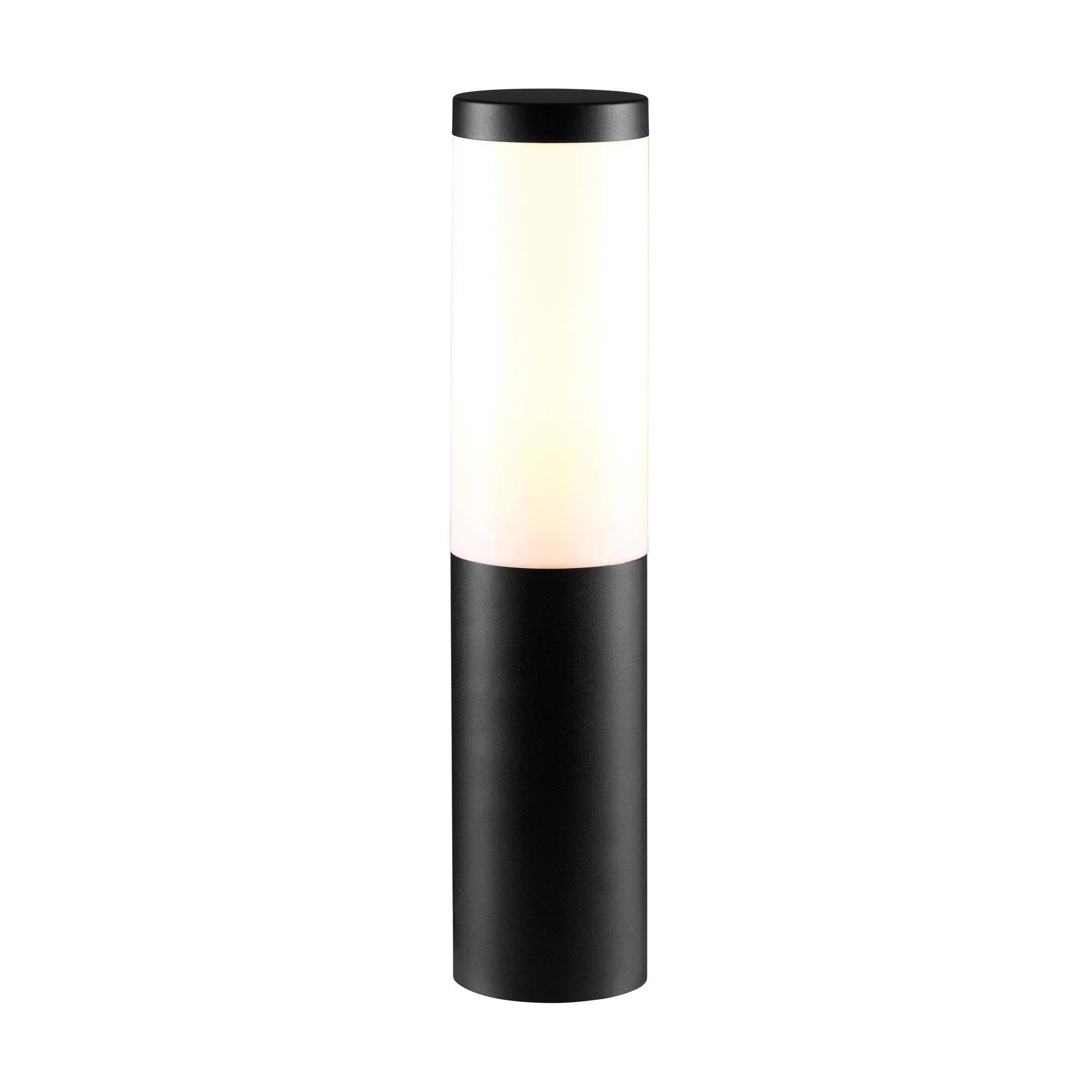 Garden Bollard Light - Electric Garden Lights - Plug n Play System (Black)