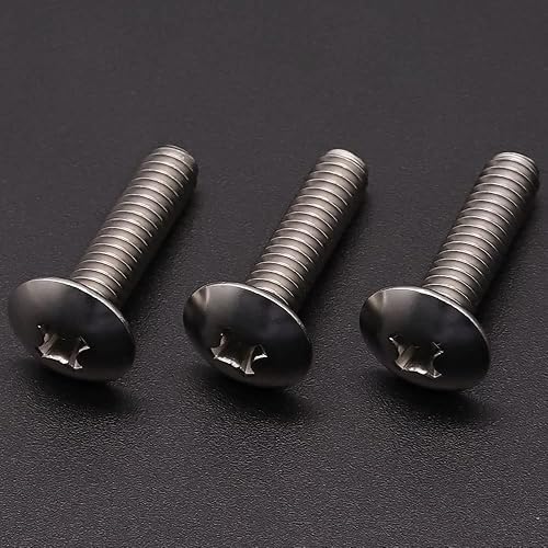 Miniatura 2 de 516-18 x 34" (20 PCS) Tornillo de máquina de cabeza de armadura Phillips, tornillo de acero inoxidable 304 18-8, tornillo de cabeza redonda