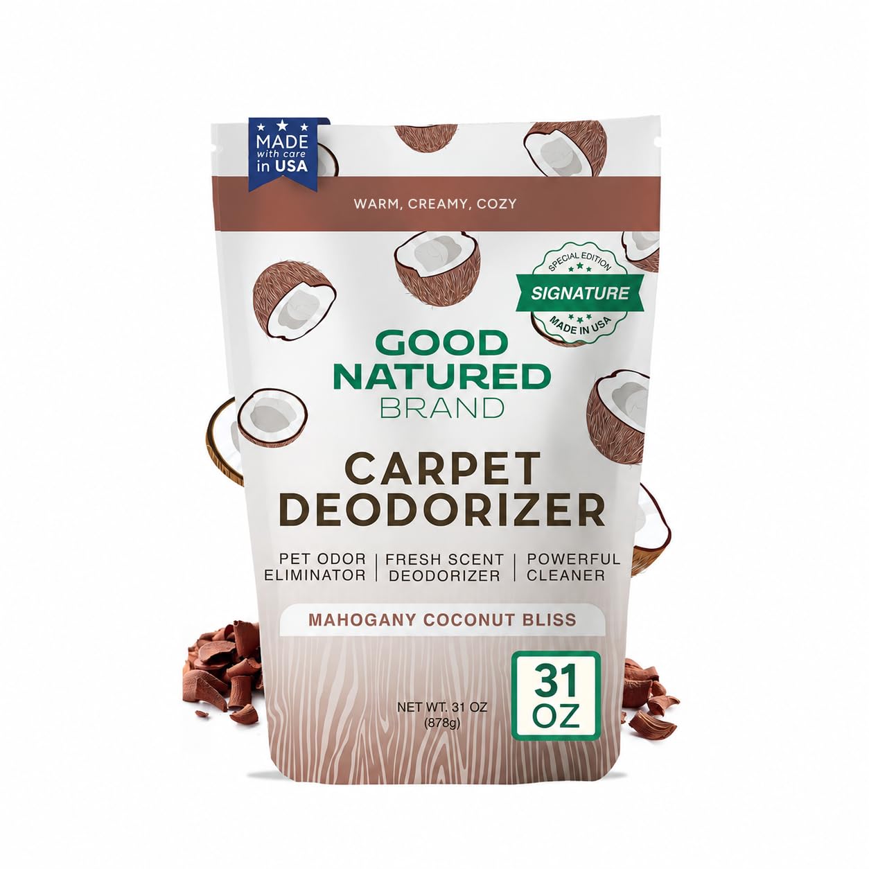 Good Natured Brand Carpet Deodorizer &amp; Air Freshener Powder, 31oz