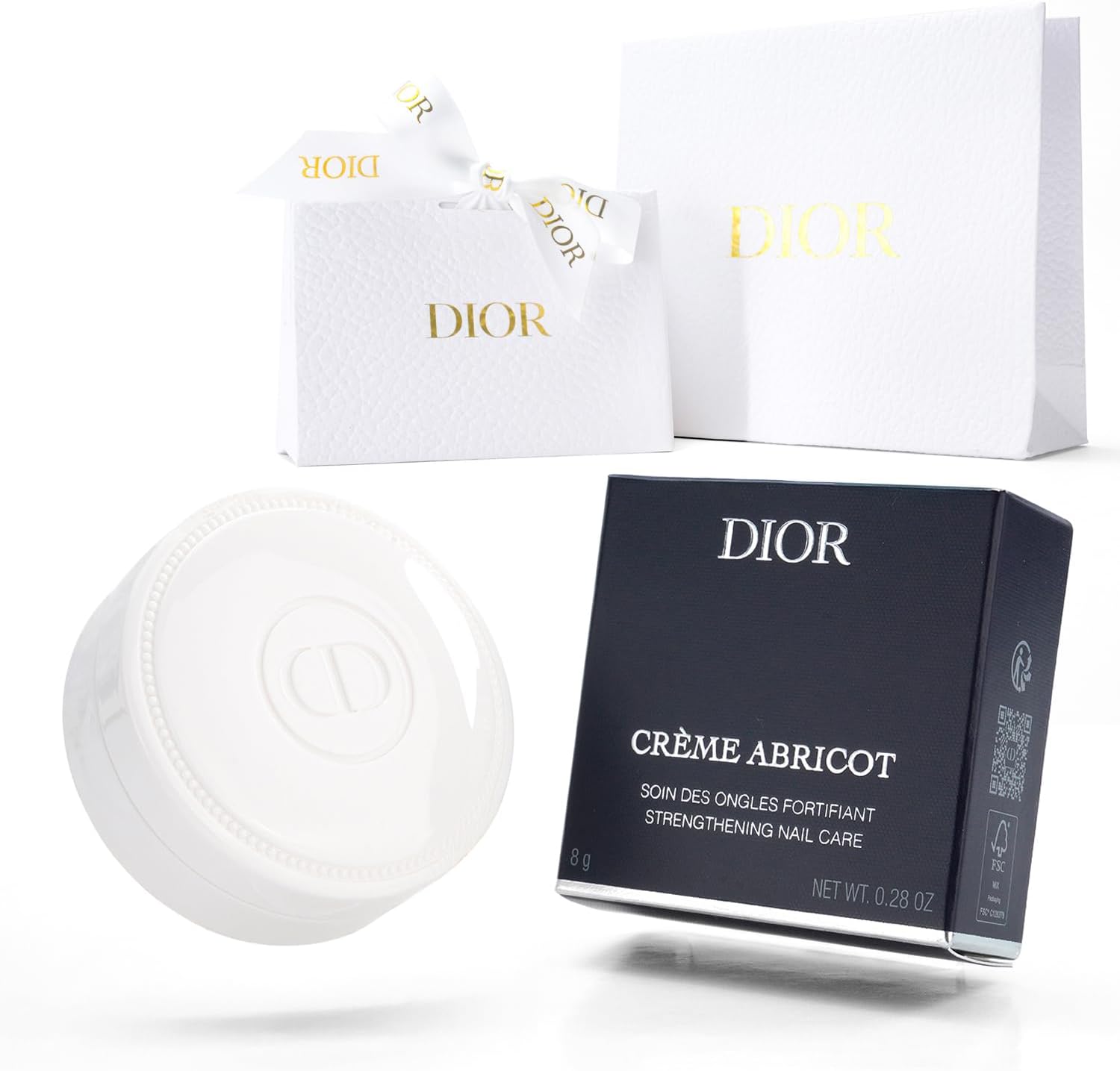 DIOR クレーム アブリコ ネイルケアクリーム 8g ハンドケア コスメ 誕生日 プレゼント ショッパー付