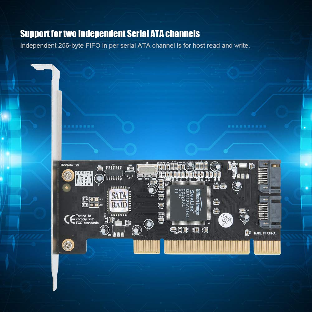 Richer-R PCI Controller Card, PCI To 4 Internal SATA Port 1.5Gbps