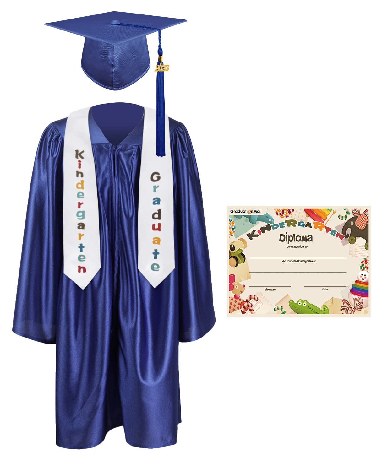 Buy GraduationMallKindergarten Graduation Cap Gown Stole Package with