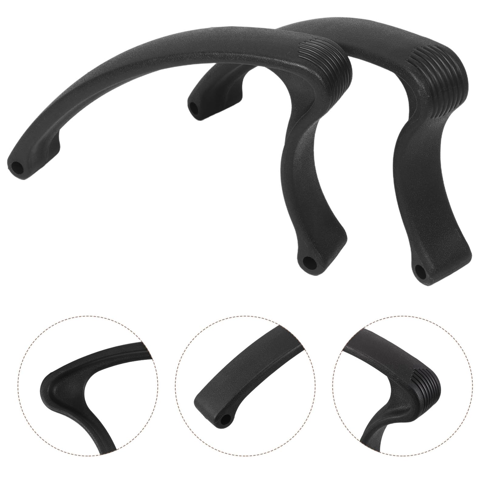 Cabilock Braccioli per Sedia da Ufficio Supporto Braccioli in Plastica di Ricambio per Sedie da Gaming Accessori per Sedie da Ufficio Casa e
