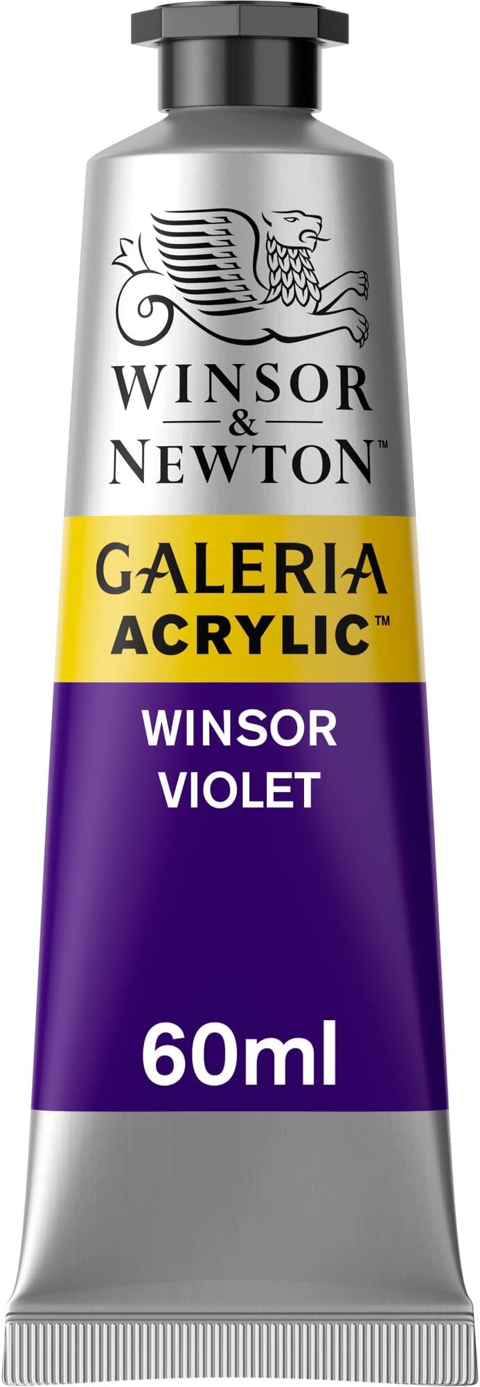 Winsor & Newton 2120728 Galeria Acrylic Paint, High Pigmentation, Non-fading, Butter Consistency, 60 ml Tube - Winsor Purple
