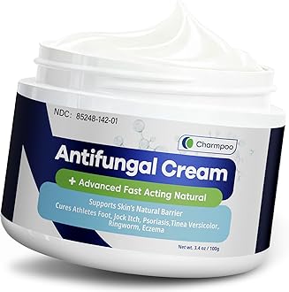 Antifungal Cream for Jock Itch: 2% Miconazole and Herbal Formula for Itchy Skin Relief Extra Strength - Cures Ringworm Athletes Foot Tinea Versicolor 100g