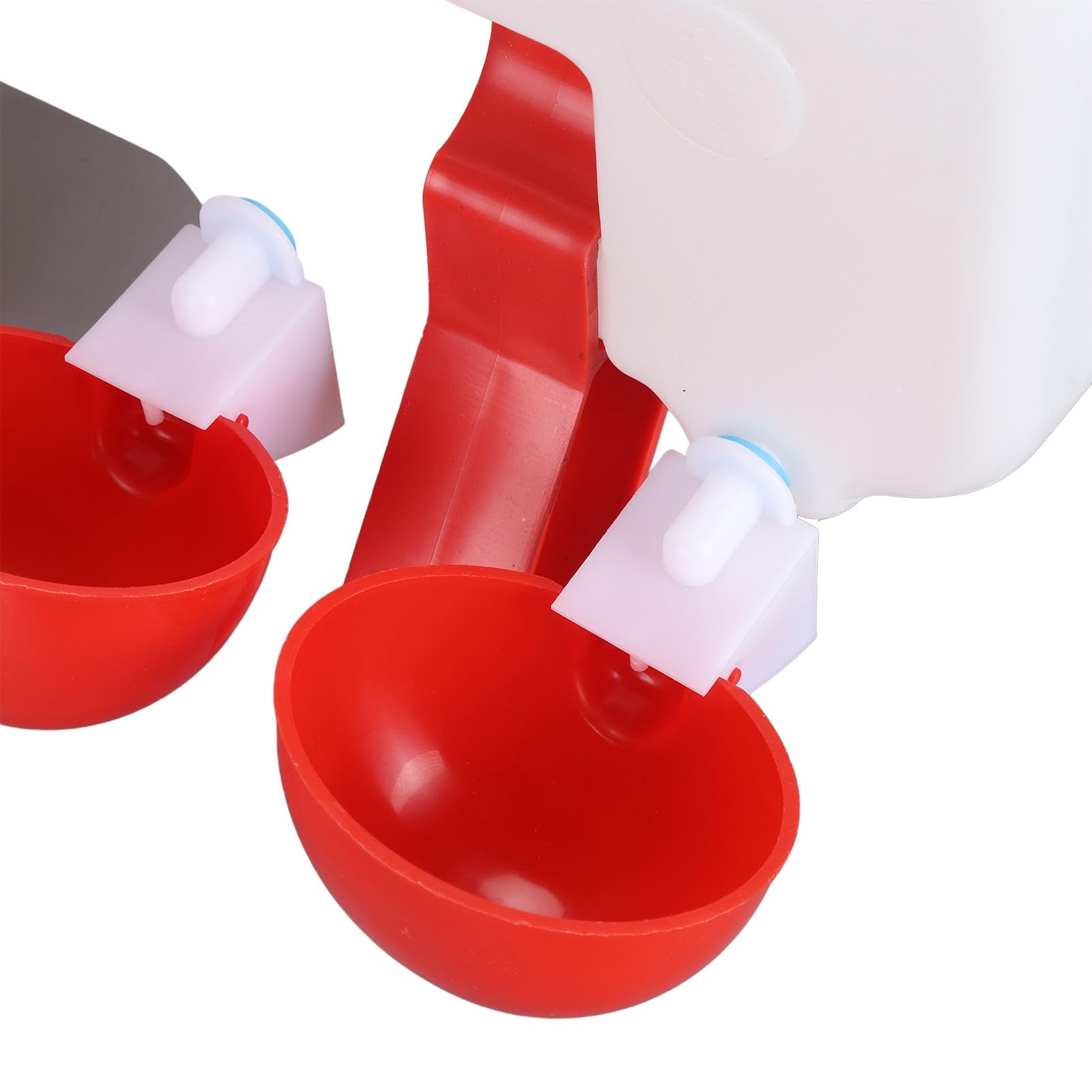 Bebedero para Pollos, 10 Tazas de Agua, Alimentador de Agua para Aves de Corral de Gran Capacidad, Llenado Superior Higiénico, Ergonómico para Pato (Fabaterxzv31fc7kp-12)