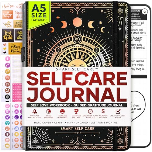 Self Care Journal - 5 Minute Mental Health & Manifestation Journal | 90-Day Undated Daily Planner...