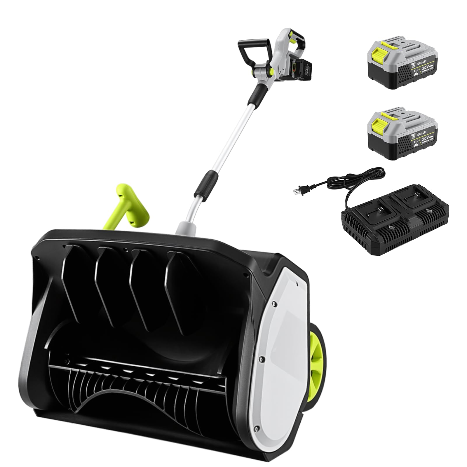 Amazon.com : Cordless Snow Shovel: DEKOPRO 40V|17-Inch Cordless