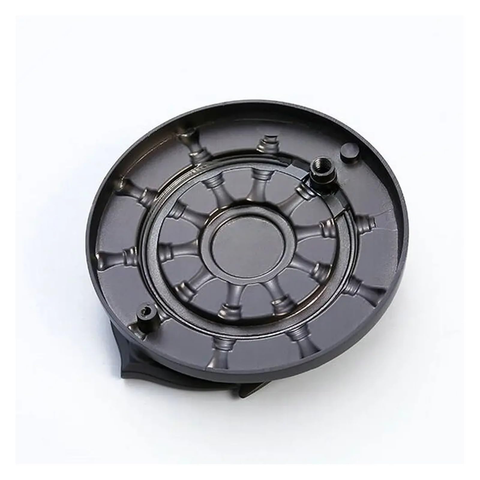 Heurtoir de Porte Poignée de heurtoir de Porte d'ancre de Bateau Antique pour la Porte d'entrée(Negro Pearl)