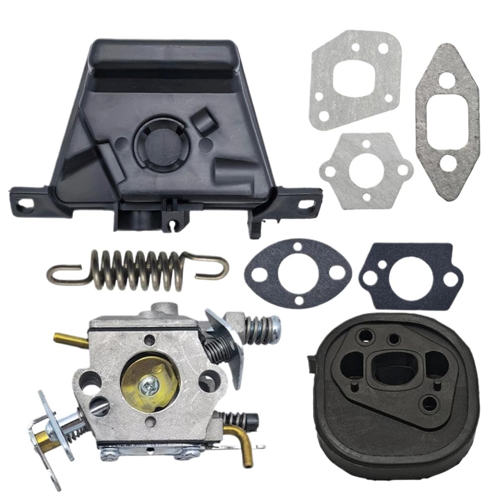 Kit de soporte de filtro de aire del colector de admisión del carburador Compatible con motosierra 335 435 440