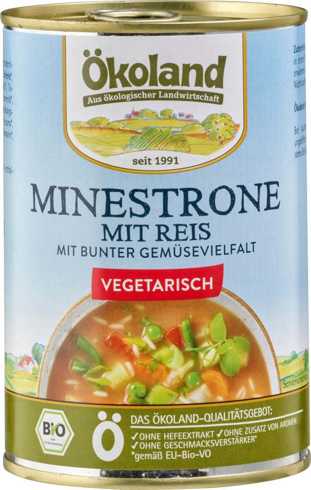 Minestrone mit Reis 12 x 400 g