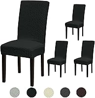 Vista 174 de Juego de 6 fundas elásticas para sillas de comedor, extraíbles y lavables, para sillas de comedor, hotel, ceremonia