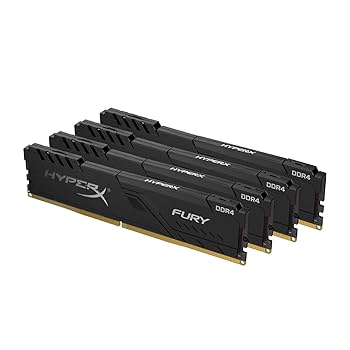 DDR4 3200MHz 32GB×4 HX432C16FB3K4/128 HyperX FURY HX32C16FB3K4/128 128GB Kit (4x32GB) 3200MHz DDR4