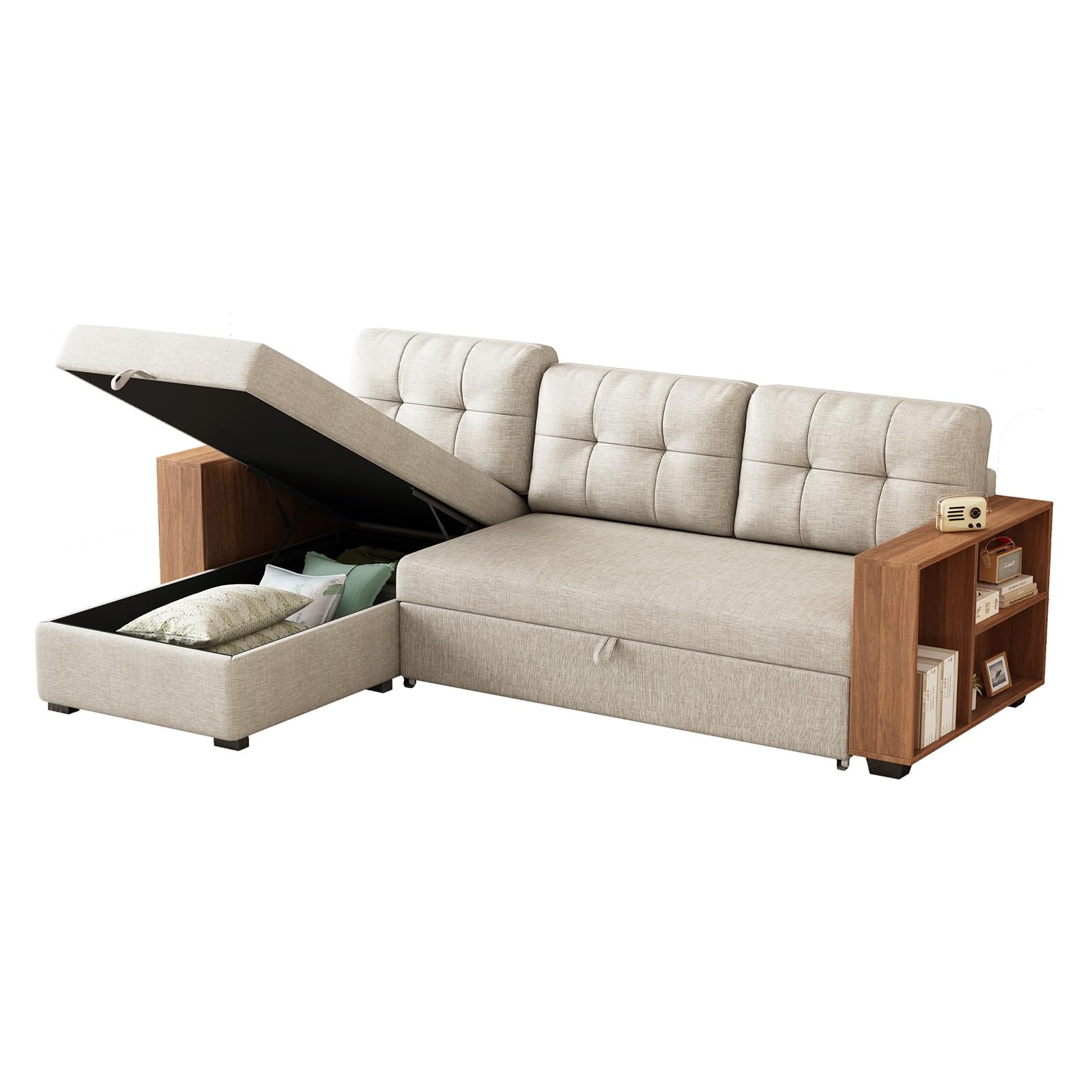 Amazon.com: ZXKLXYY Couches for Living Room Upholstered Pull Out