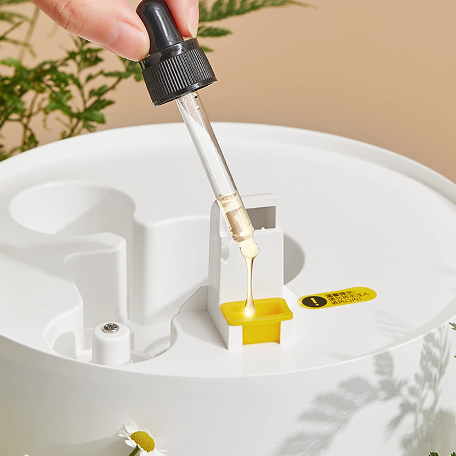 Humidificadores de Aire Humidificador de Niebla Fresco, humidificadores de Aire ultrasónico for bebés de Dormitorio Inicio, Apagado automático, Super Tranquilo Silencioso Humidificadores