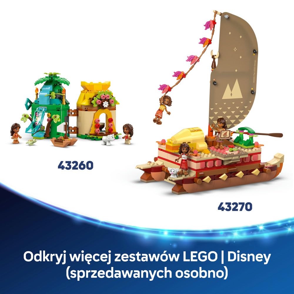 LEGO Disney Heihei 43272 | Figurka z filmu, zestaw do budowania, prezent dla fana Disneya 9+, 566 elementów
