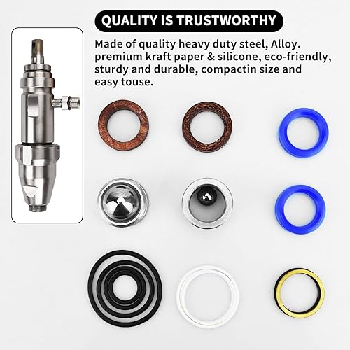 Miniatura 5 de 249123 Kit de embalaje de reparación de bomba para pulverizador de pintura sin aire 79002030200300 Aftermarket (7900)