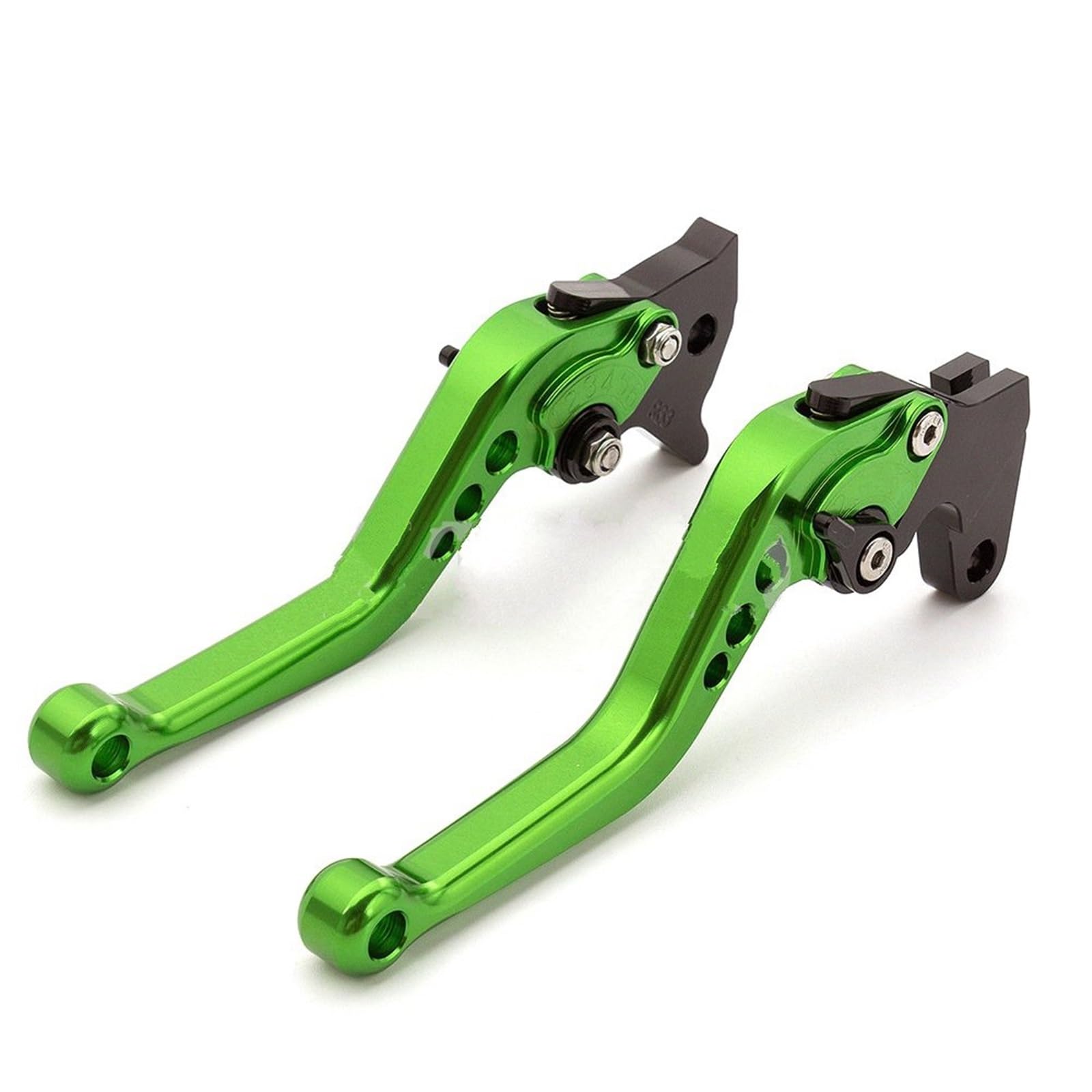 Bmnjvi Short Green Short&Long Motorcycle Brake Clutch Levers For Y&Amaha Yzfr6s 2006-2009 Yzf R6s 2007 2008 2009