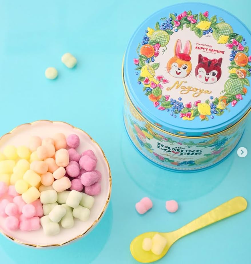 Amazon.co.jp: ザ・ラムネラバーズ 名古屋缶♯02 ラムネ菓子≪レモン