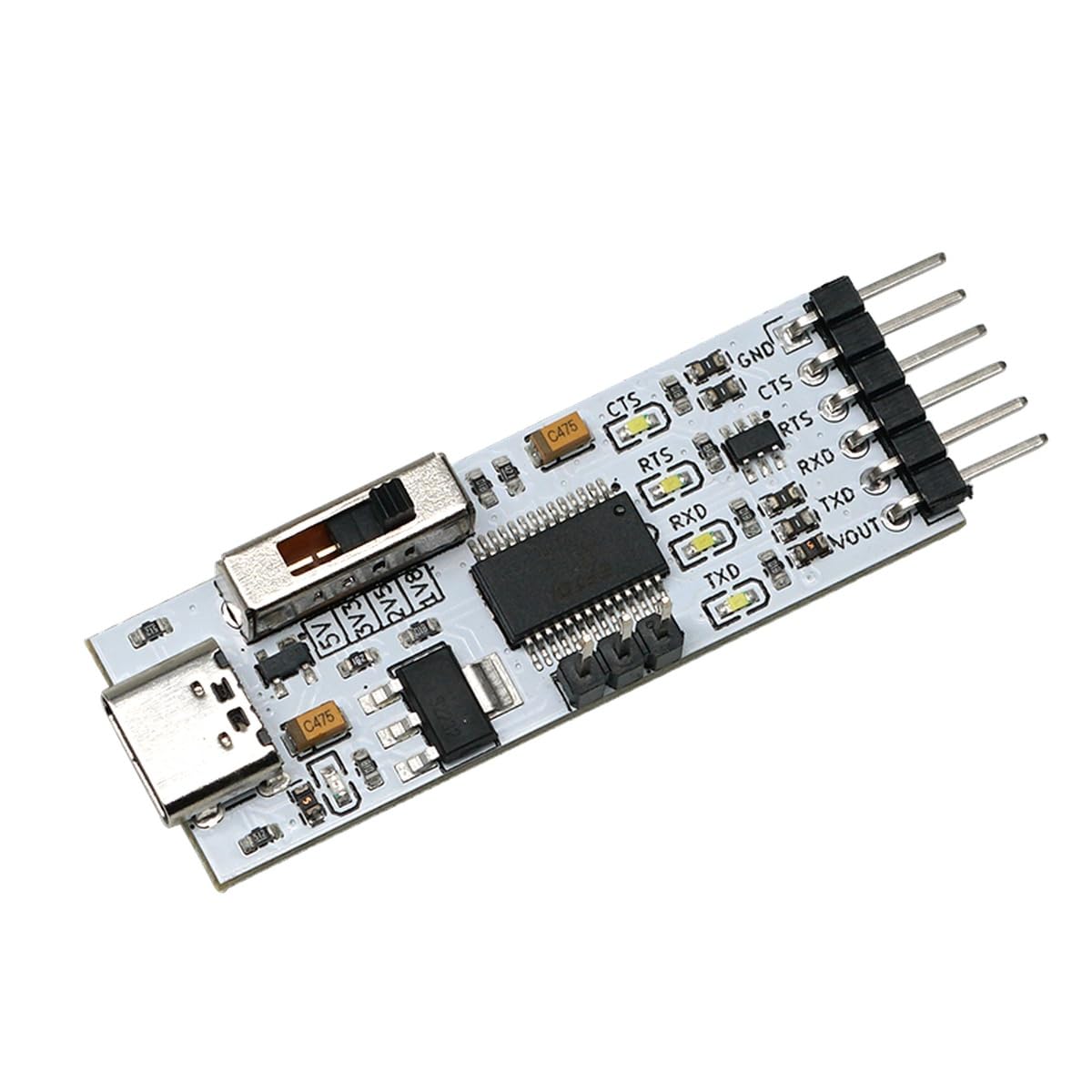 Module USB vers TTL adaptateur série UART 1.8V 2.5V 3.3V 5V compatible puce FT232RL TC - 6