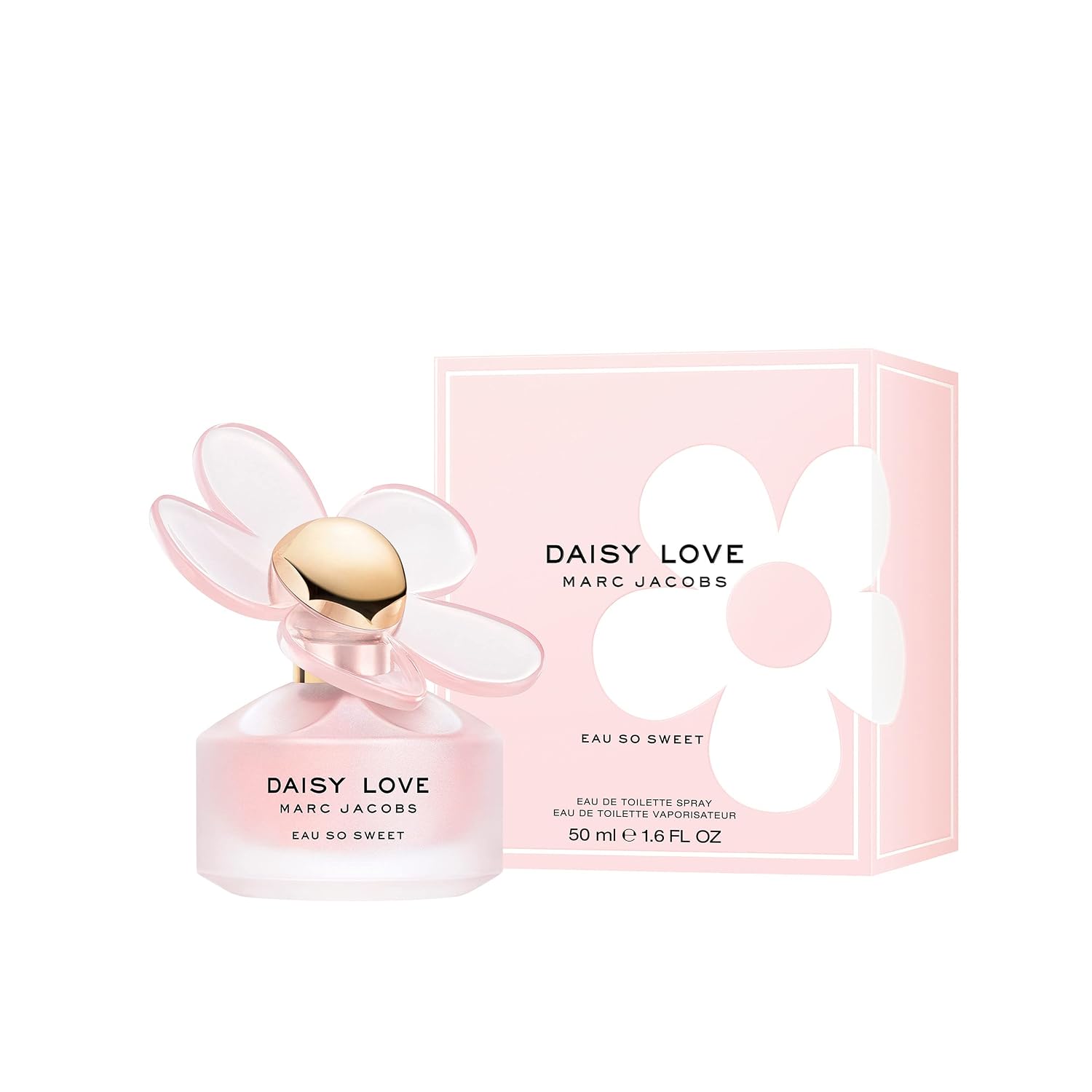 Marc Jacobs Daisy Love Eau So Sweet 1.7 oz Eau de Toilette Spray for Women, Clear