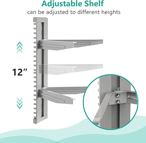 Miniatura 38 de WALI Repisa flotante Negro,Plata