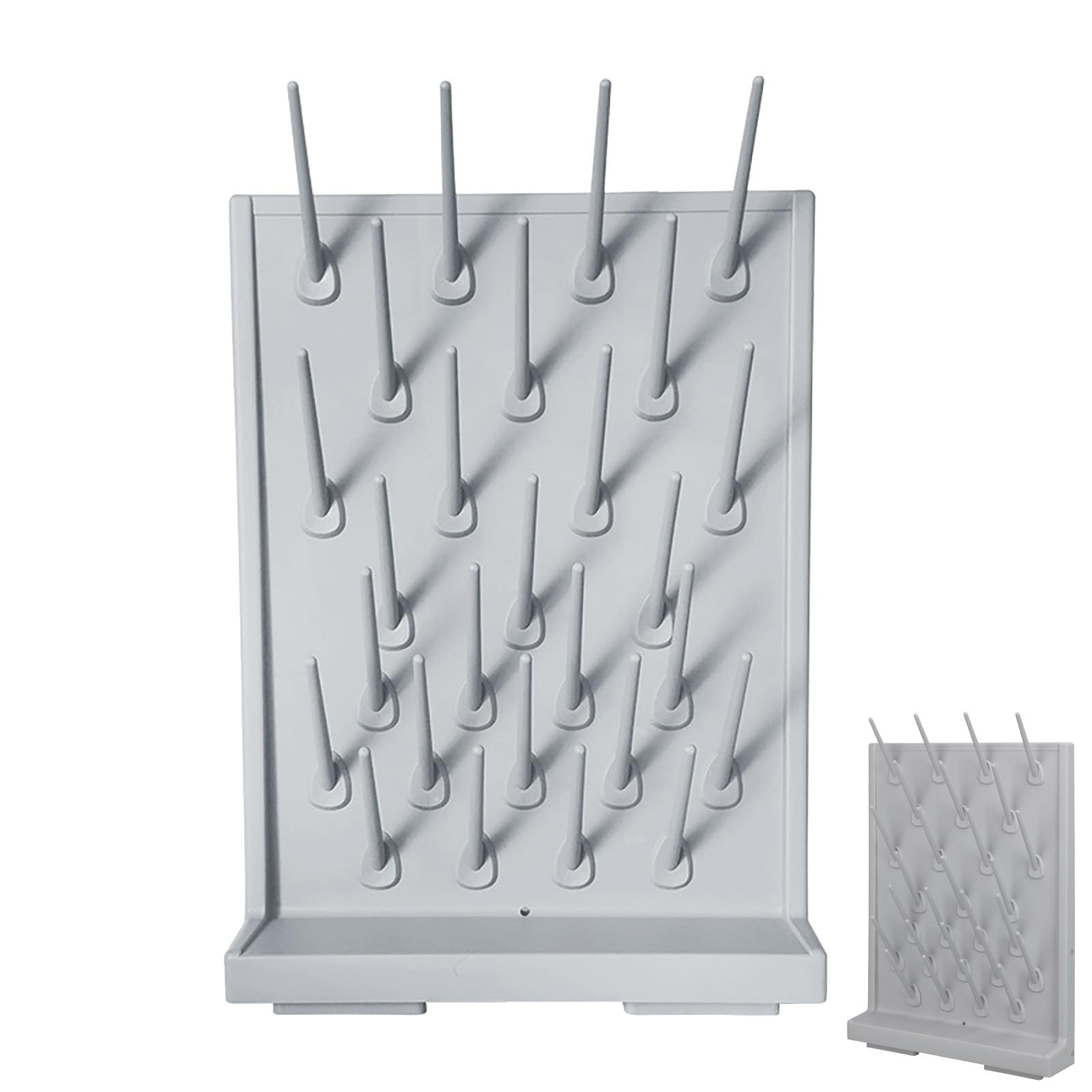 Estante de secado de laboratorio, soporte de pared para cristalería con drenaje y diseño desmontable para un almacenamiento eficiente de equipos de laboratorio
