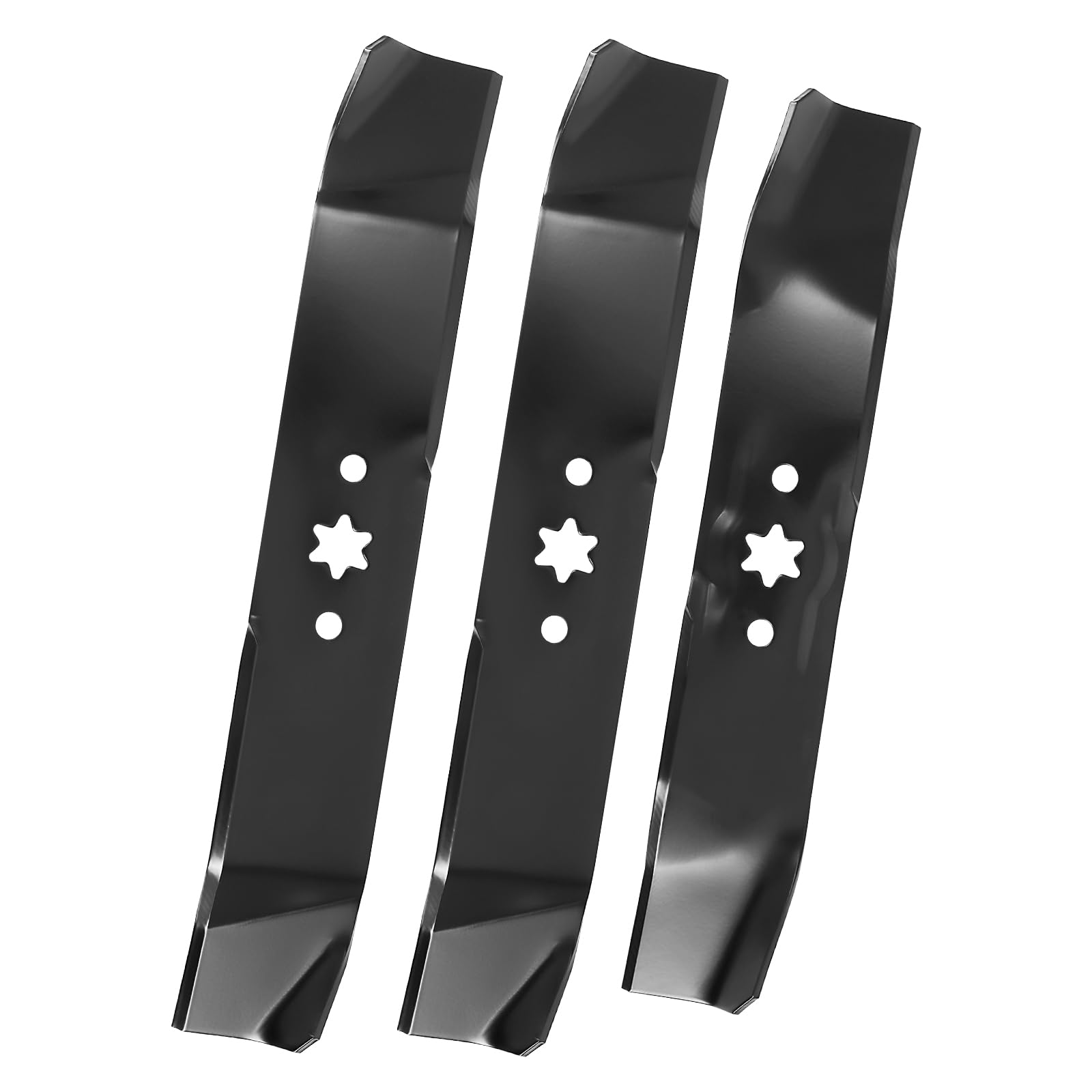 942-04125 y 942-04124 Kit de cuchillas para cortacésped de 46 pulgadas compatible con cortacésped Cub Ca det i1046 LT1045 LT1046 compatible con Toro MTD compatible con cortacésped Troy Bilt,