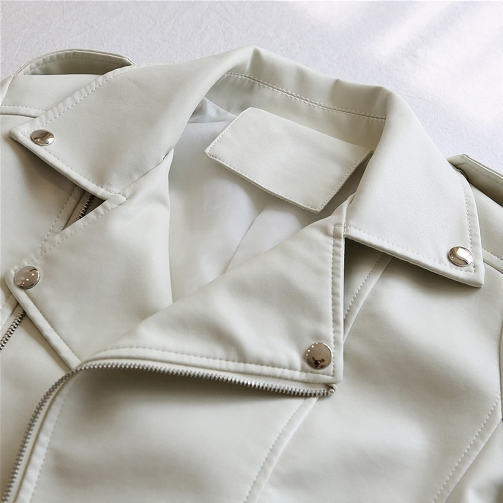 ジャケット・アウター 00s archive white leather jacket Jackets : CLASSIC BIKER JACKET (JACKETS) by www.manokhi.com