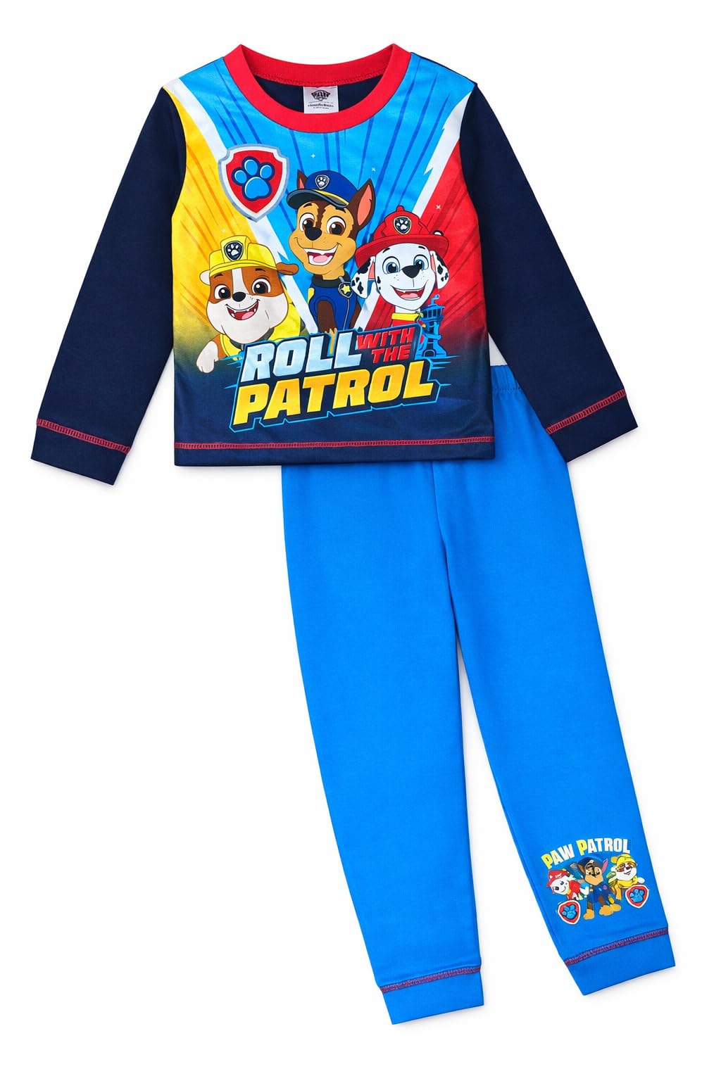 Paw Patrol Boys Multicolour Roll With The Patrol Pyjamas. Age 18-24 Months