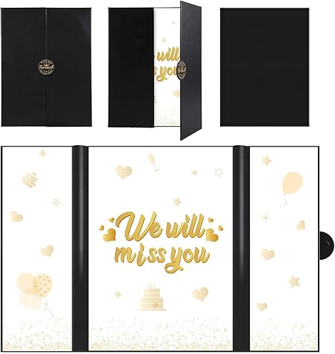 Miniatura 8 de Farewell Guest Book, Farewell Party Decoration Signature Book, Beautiful Farewell Gifts for Coworkers or Friends, We Will Miss You Party