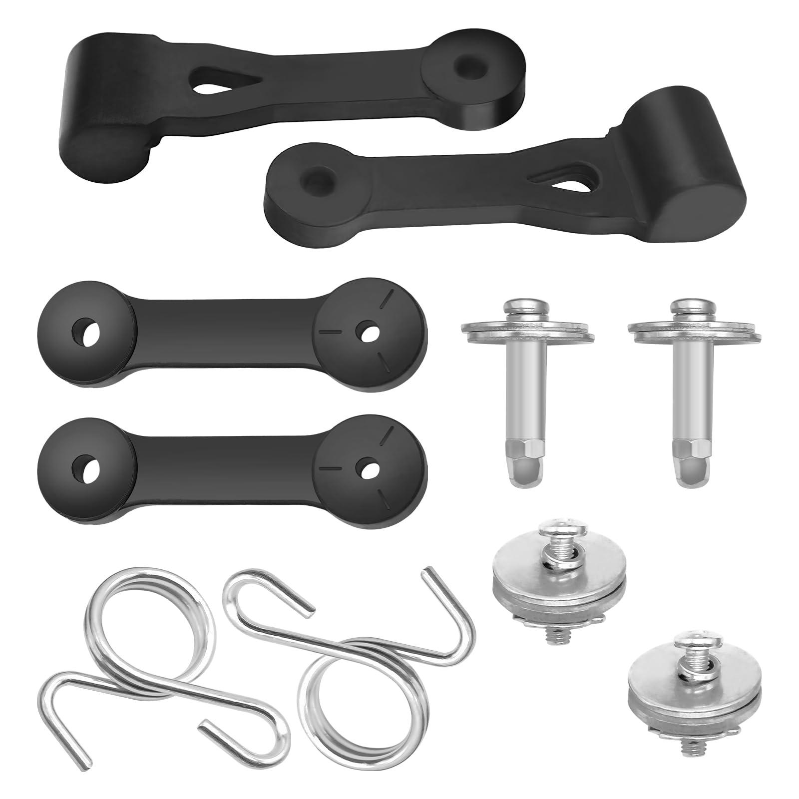 10 Clips De Metal Con Gancho Para Pestillo Push Pull – 35x11 Mm, Aleación De Zinc – Para Puertas Y Trampillas