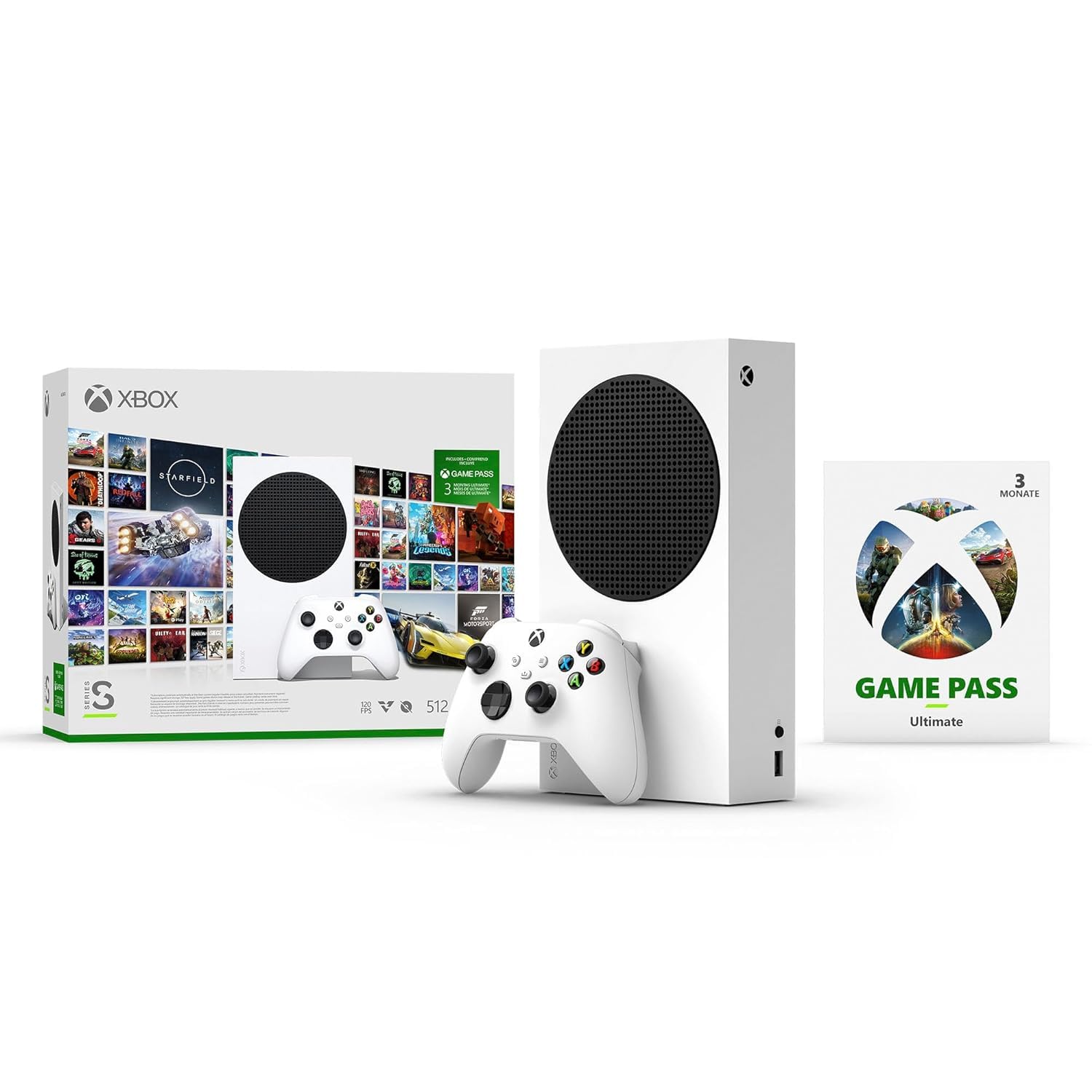 Microsoft Xbox Series S - Starter Bundle + Minecraft Deluxe Collection - Xbox Series X|S/Xbox One - Download Code