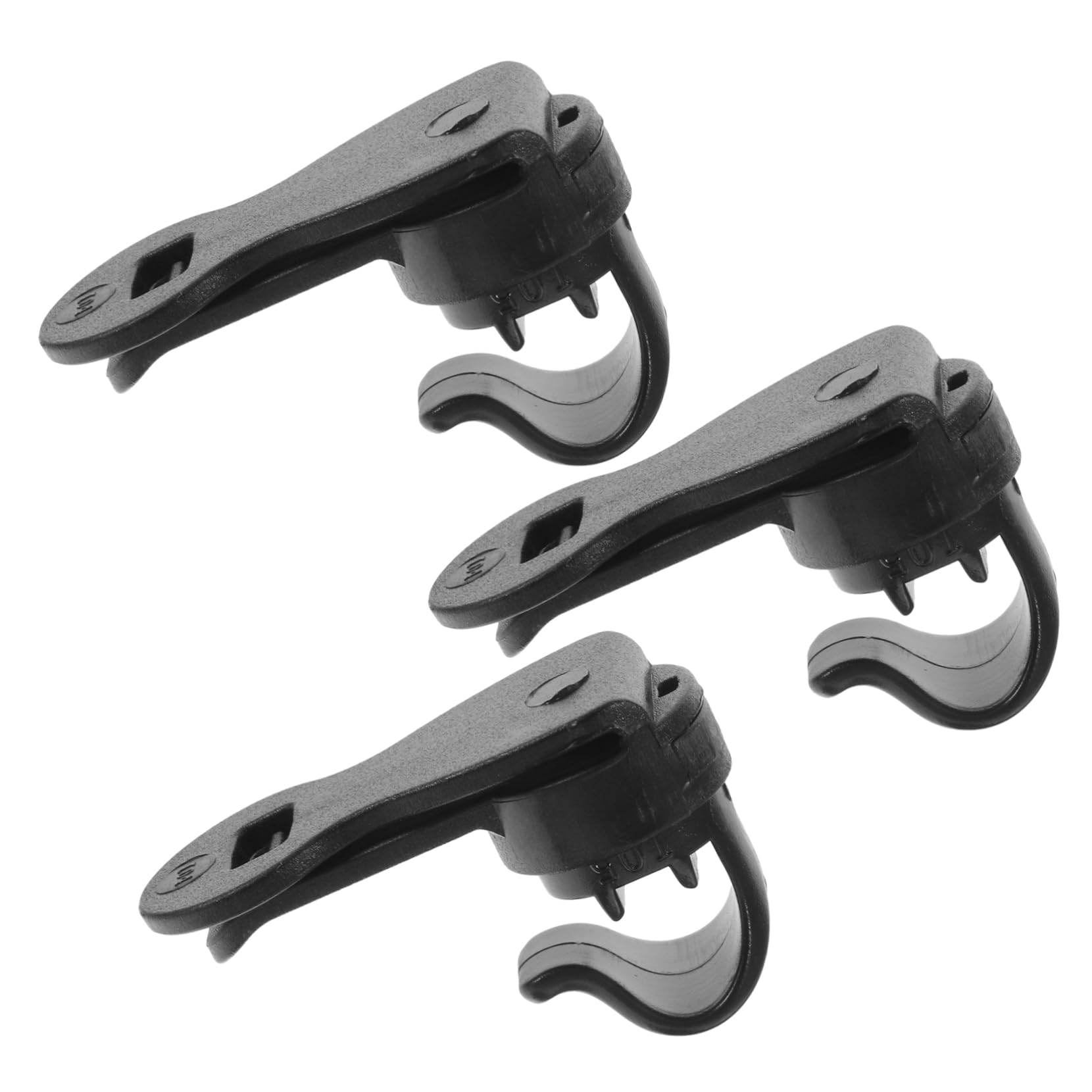 Kisangel 4 Ensembles Clips De Tuyau Hydratation pour À Boucles Multifonctions pour Sangles De Accessoires De Camping Et Randonnée Compatible avec Divers Tissus Et Structures 3 Pièces * 4