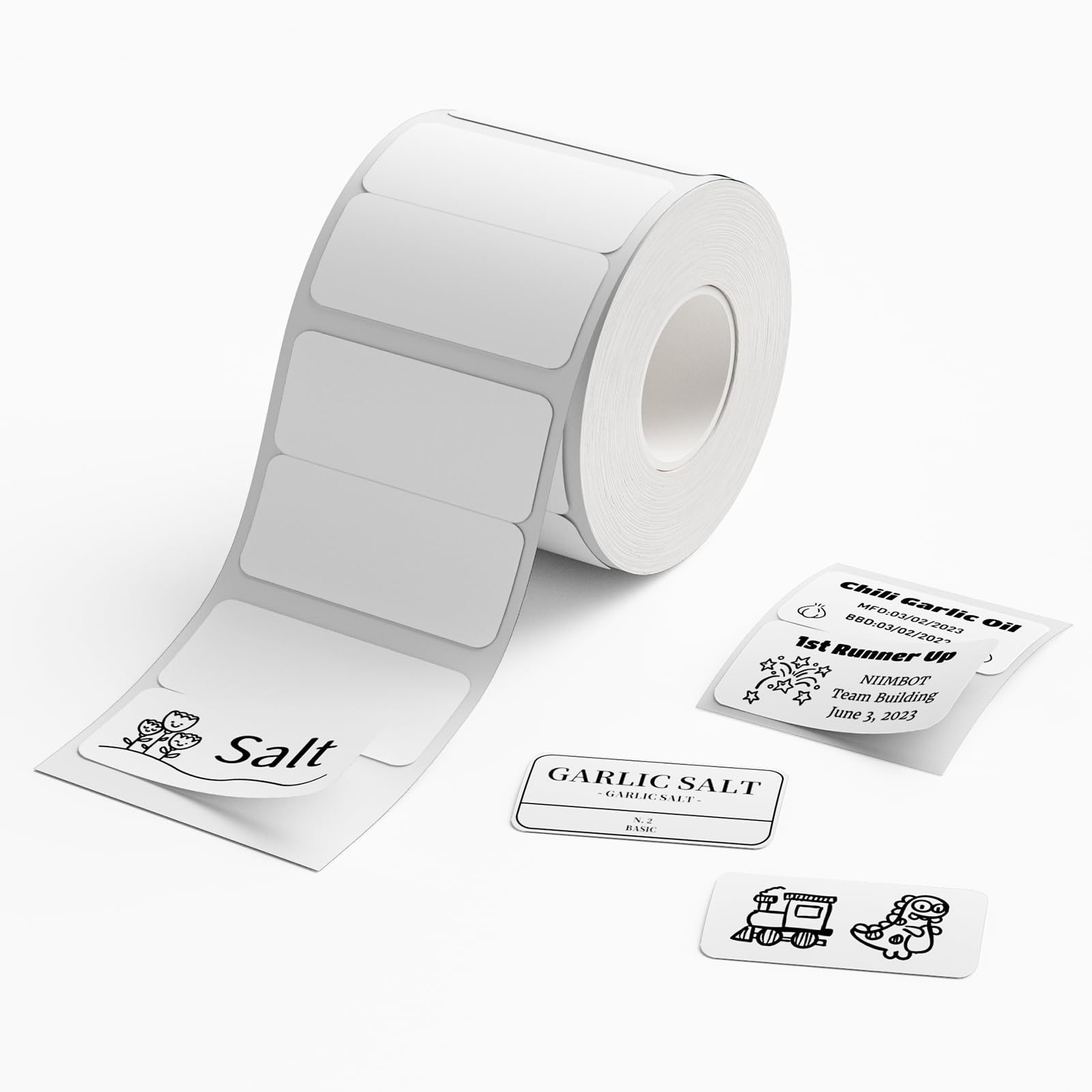 NIIMBOT Label Maker Tape for B1/B21/B3S Printer, Thermal Label Paper for Home Office Organization, Waterproof Sticker(25 * 30MM) for Jewelry Labeling