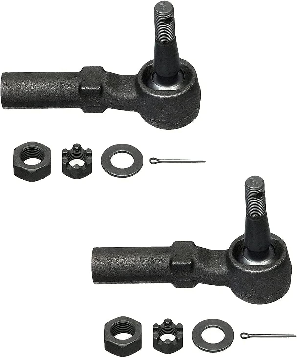 Detroit Axle - Front Tie Rods Sway Bars for Buick LeSabre Lucerne Park Avenue Riviera Cadillac DeVille DTS Seville Aurora Pontiac Bonneville 4 Inner & Outer Tie Rods 2 Sway Bar Links Replacement