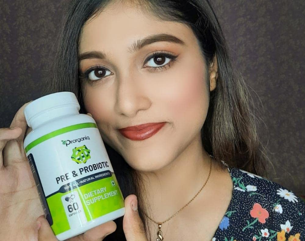 Pre & Probiotics Supplement 60 Capsules Gut Health