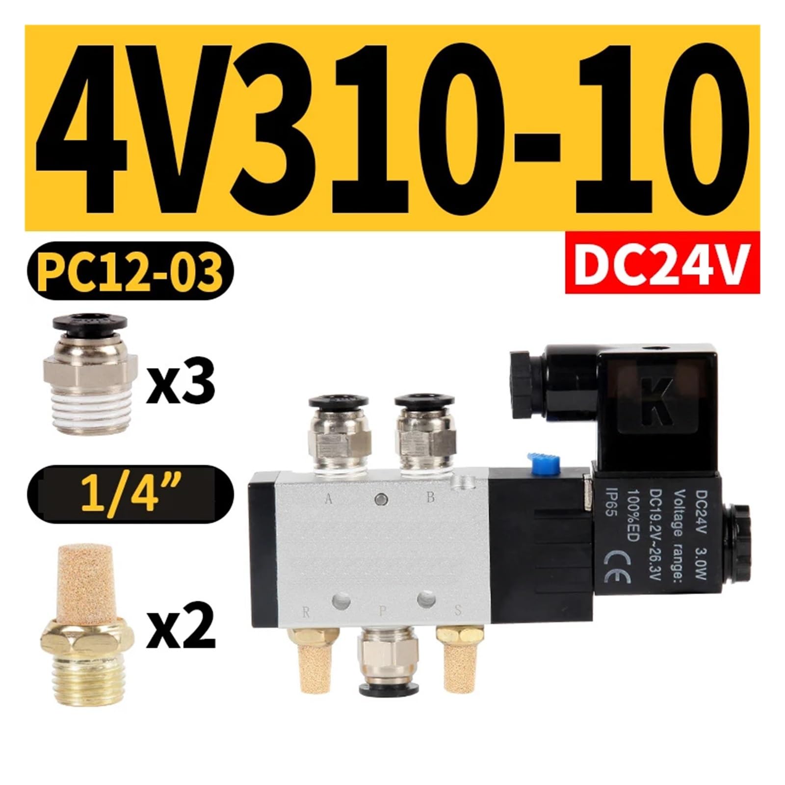 4V310-10 elektromagnetyczny magnes DC 12 V 24 AC 110 220 3/8 cala (DC 24 V z 12 mm)