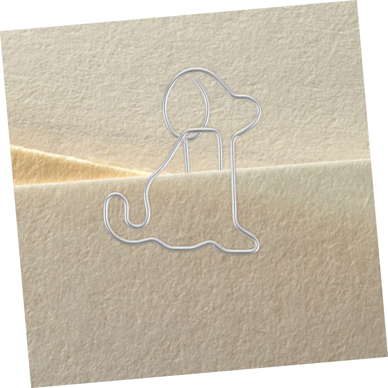 STOBAZA 400pezzi Clips Da Ufficio Forma Di Cane Da Creativi e Decorativi Fermagli Per Documenti Versatili e Riutilizzabili Per Studio e Casa