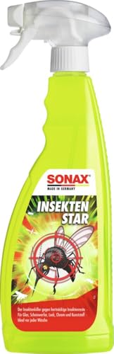 SONAX InsektenStar (750 ml) entfernt schnell und schonend selbst hartnäckige und angetrocknete Insektenverschmutzungen | Art-Nr. 02334000