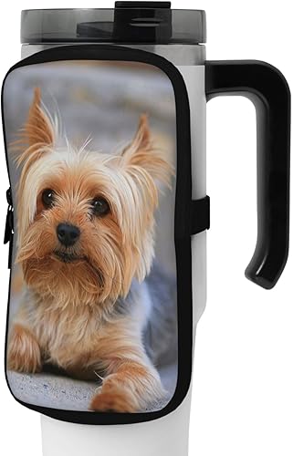 Cutest Yorkies - Bolsa ajustable para botella de agua con bolsillo para botella de agua, accesorios para mujeres y hombres, gimnasio, deporte,