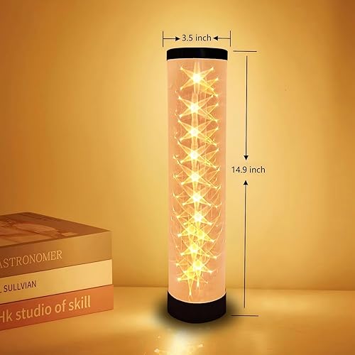 Miniatura 6 de WORLD WIN Prism Glow Lámpara de escritorio, lámpara de mesa RGB inteligente con 3 temperaturas de color, lámpara que cambia de color con aplicación