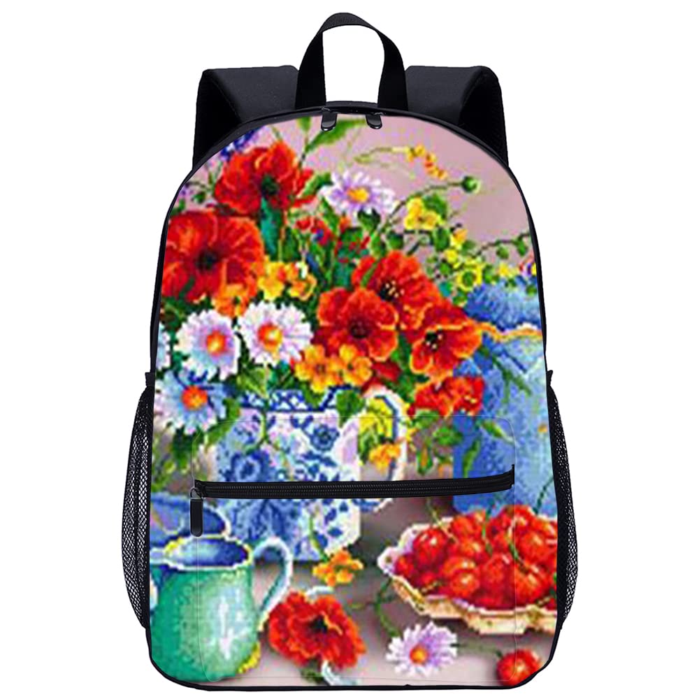 Sac à dos de randonnée en plein air fleuri pour la famille - 8