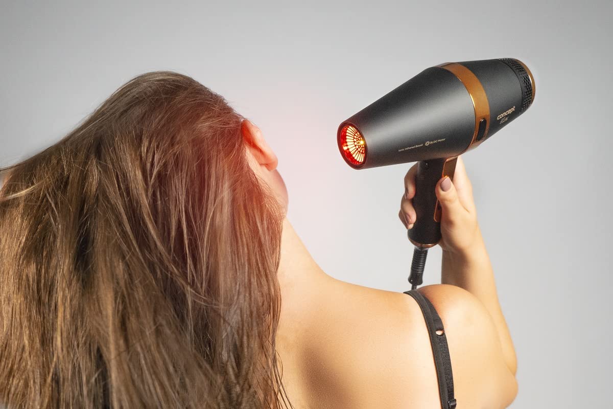 Concept VV6030 suszarka do włosów, 2200 W, kolor czarny brąz