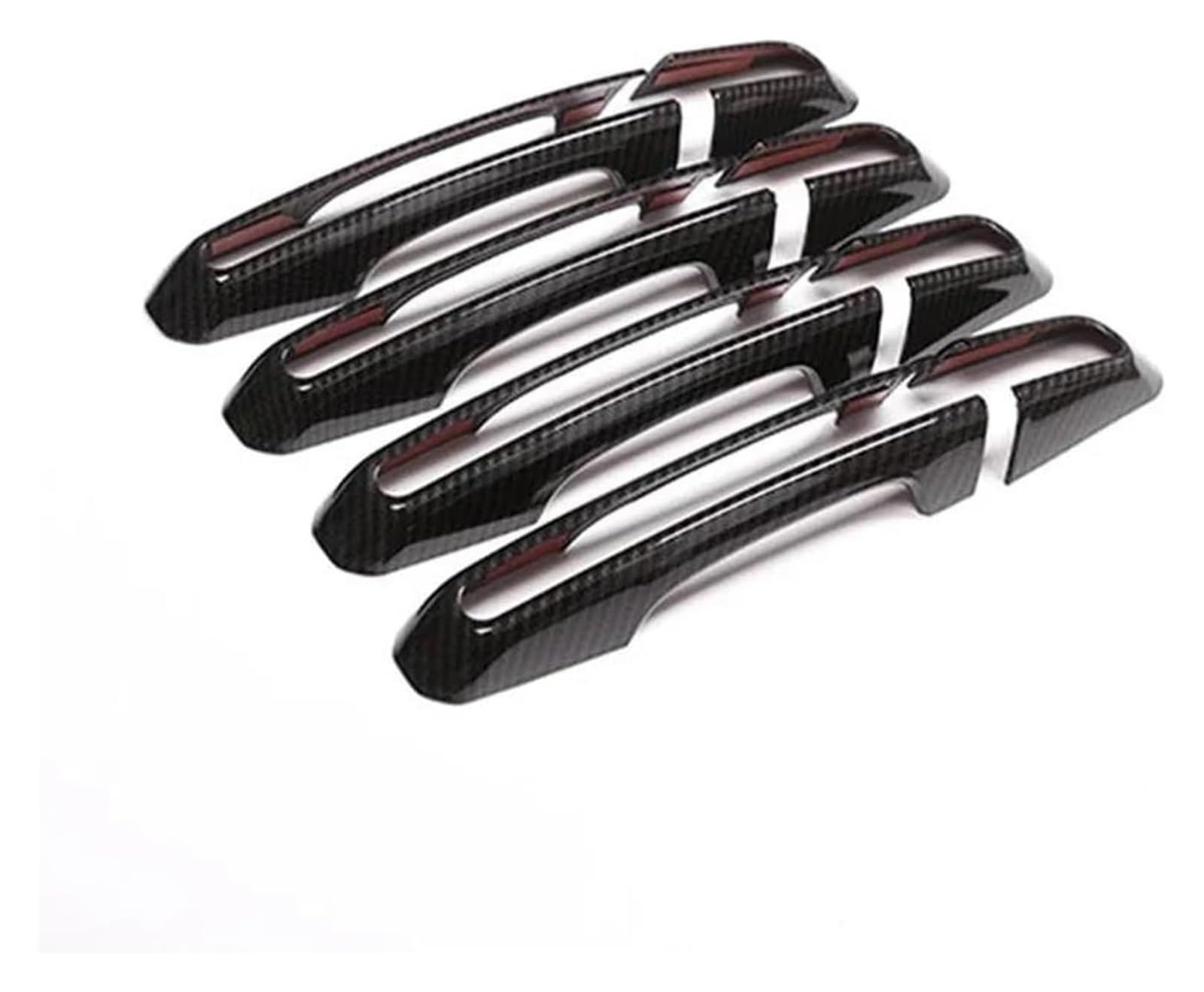 QWQTHGS Car Exterior Door Handle Cap for Land for Rover for Discovery Sport4 5 LR5 LR4 for Range for Sport for Evoque for Vogue Door Handle Decoration Cover Trim(Carbon Fiber)
