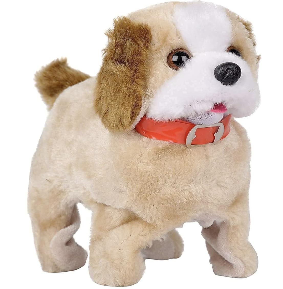 “Juneja Toys Walking Puppy Jumping pet Backflip Animal Battery Operated Dancing Interactive Kids Toy Musical Toddler Gift Moving Action Electronic Toy”