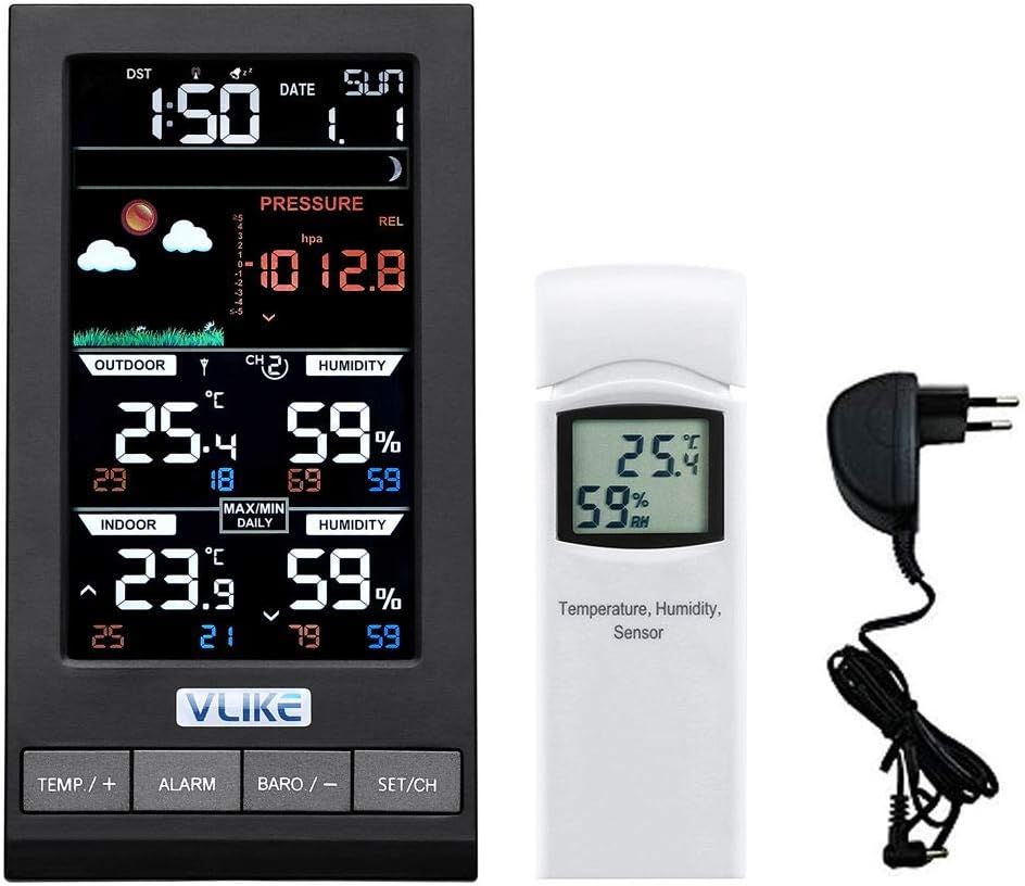 stazione meteo con igrometri
