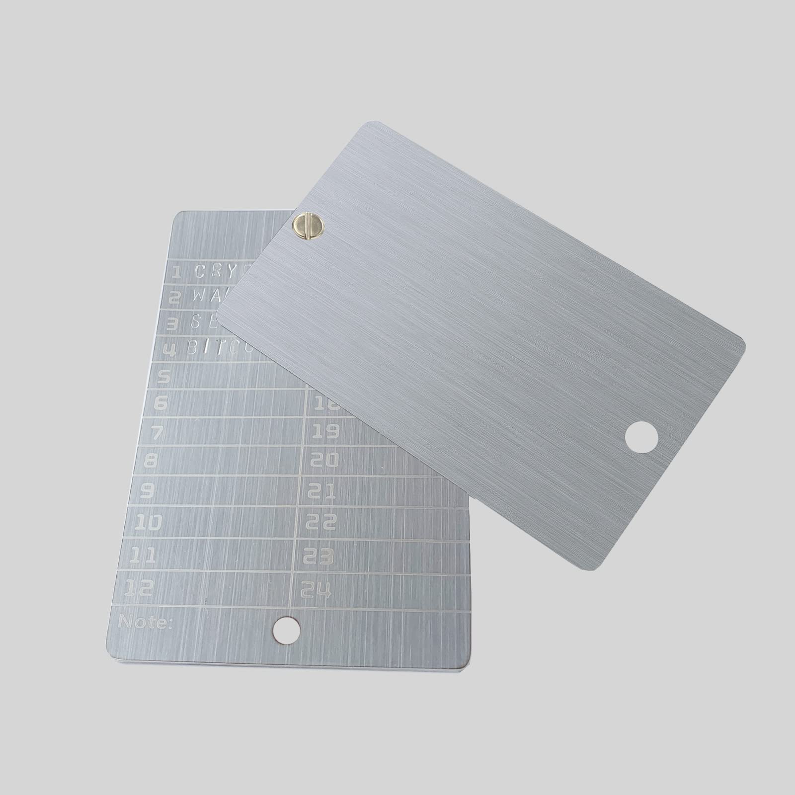 Reliable1st 10 in 1 Stainless Steel Bitcoin Crypto Wallet Kit with  Fireproof Waterproof Bag, Engraving Pen, Security Seal for Digital  Cryptocurrency Backups Seed Storage Compatible with BIP39 Hardware -  Amazon.com