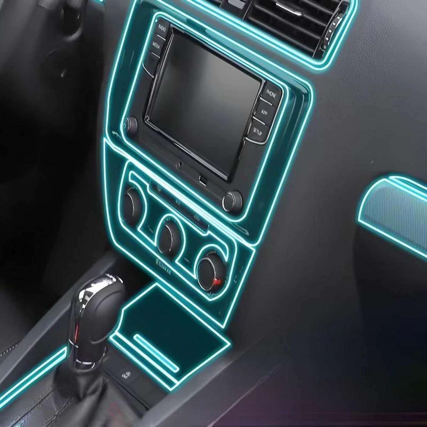 Dashboard Multimedia Navigation Transparent Protection, for Sagitar 2015-2018 Film Anti-Scratch