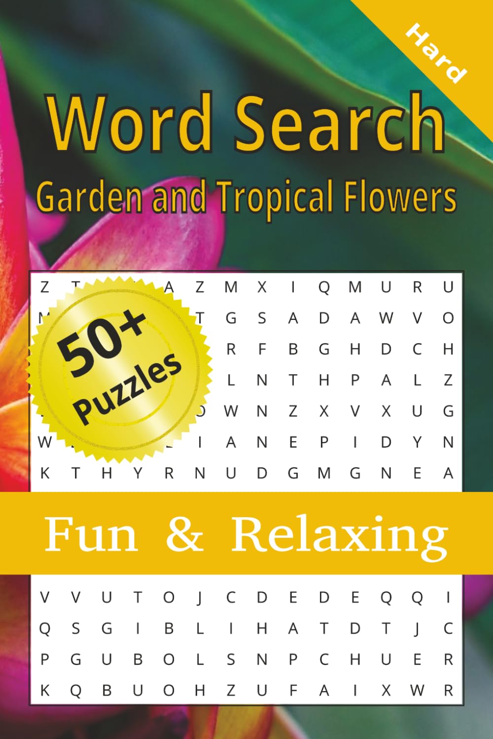 Word Search: Garden and Tropical Flowers